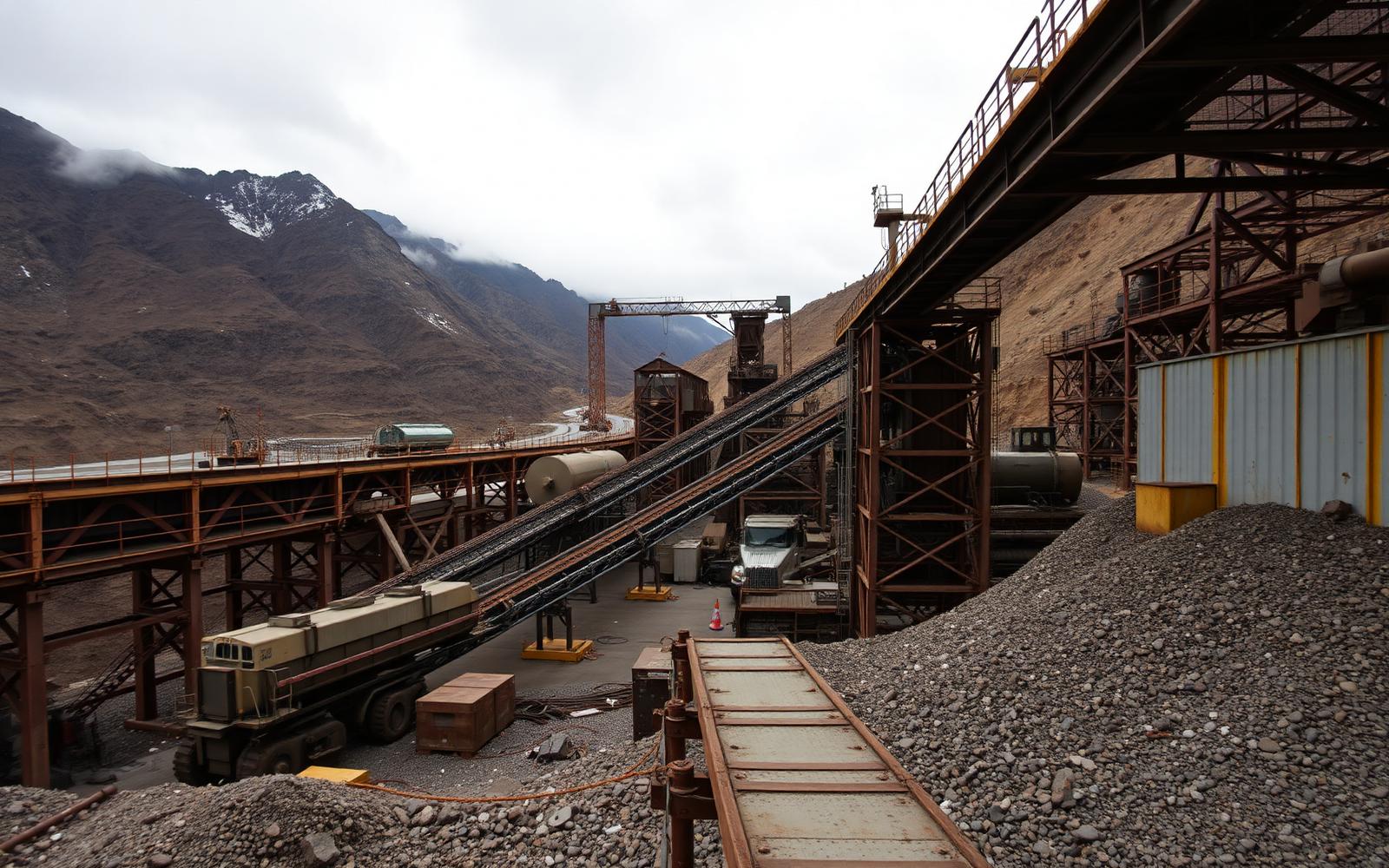Ore processing plant
